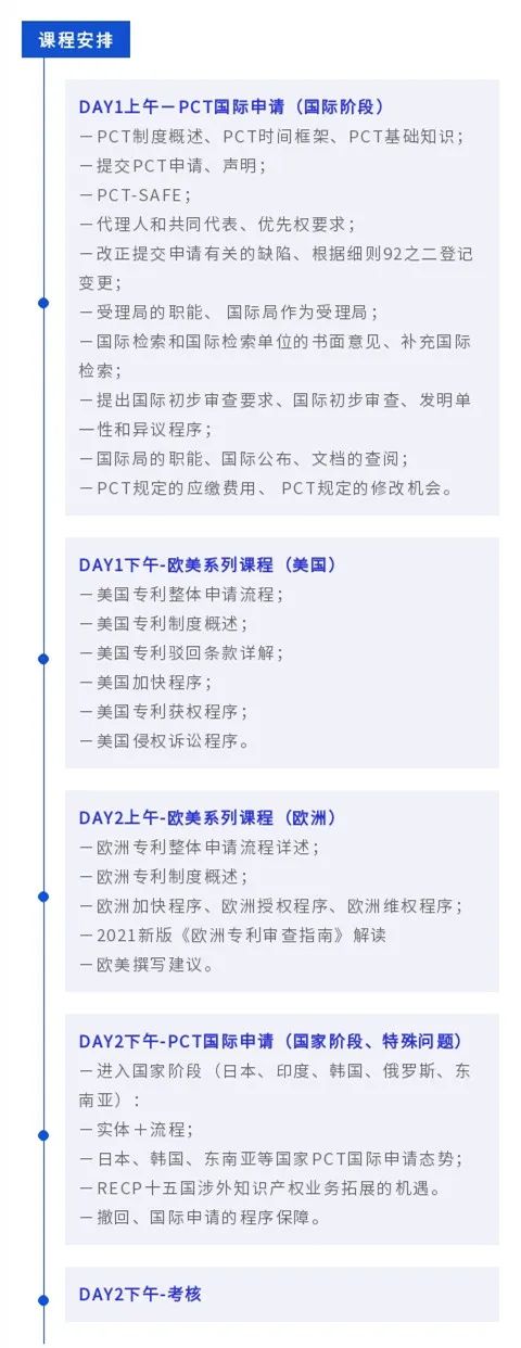 专利海外布局策略！涉外专利代理高级研修班【北京站】报名倒计时