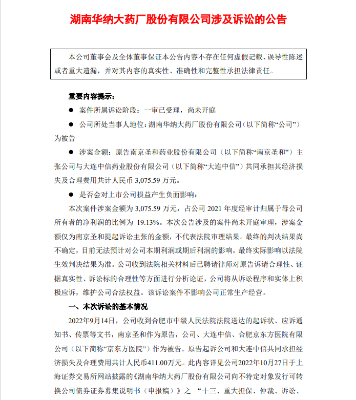 超3000万元！华纳药厂败诉专利侵权再被起诉？