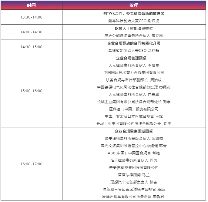 【最新议程】WELEGAL法务峰会+年度法务合规榜线下颁奖典礼，2月19日北京见！