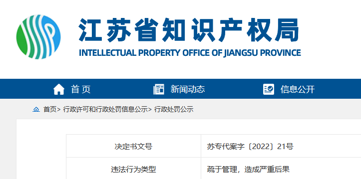 两家代理机构因代理1960件非正常专利申请被罚10万！