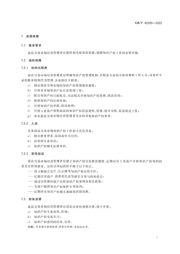 《商品交易市场知识产权保护规范》将于2023年7月1日实施 | 附全文