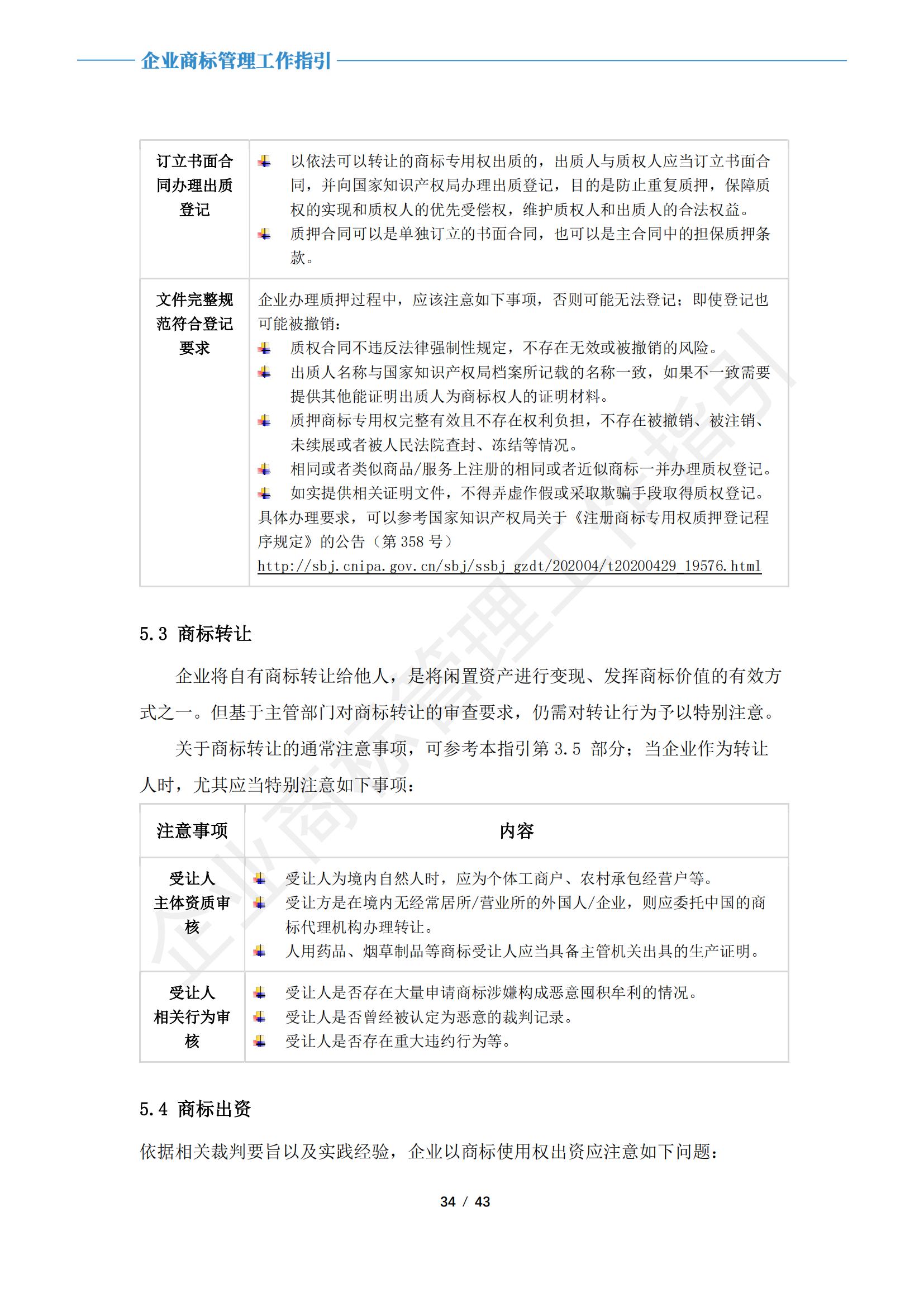 《企业商标管理工作指引》正式发布