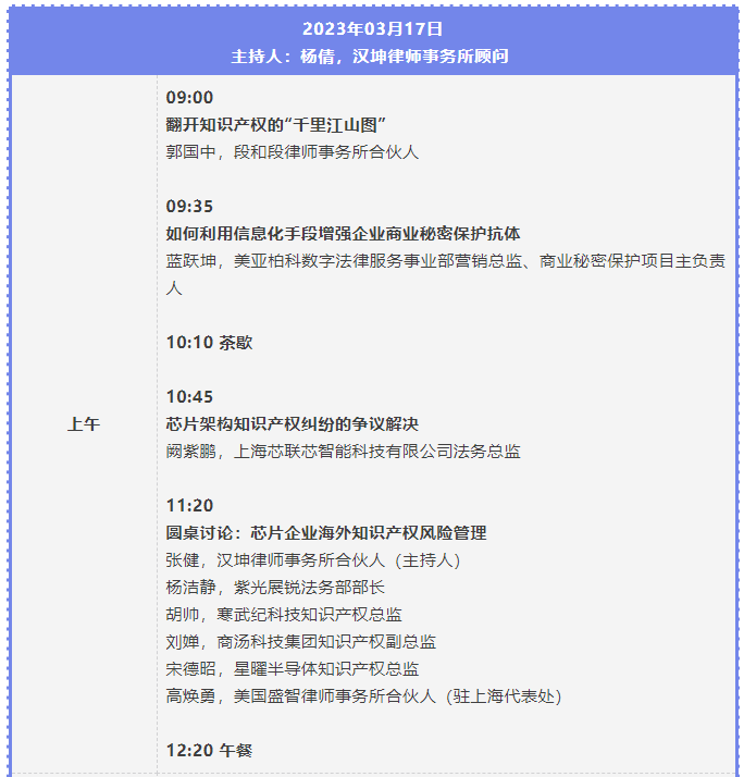 第二届知识产权行业论坛将于3月15-17日举办，报名截止本周五！