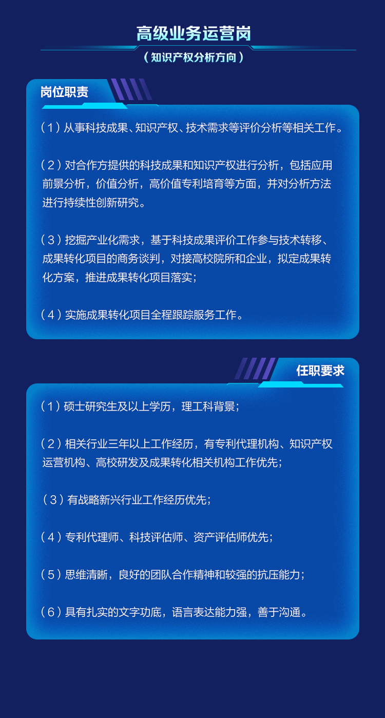 深交所科技成果与知识产权交易中心有限责任公司2023年社会与校园招聘正在进行中！