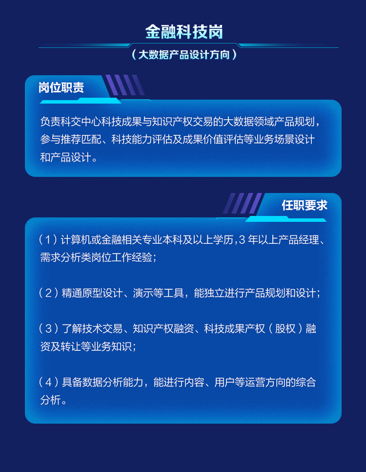 深交所科技成果与知识产权交易中心有限责任公司2023年社会与校园招聘正在进行中！