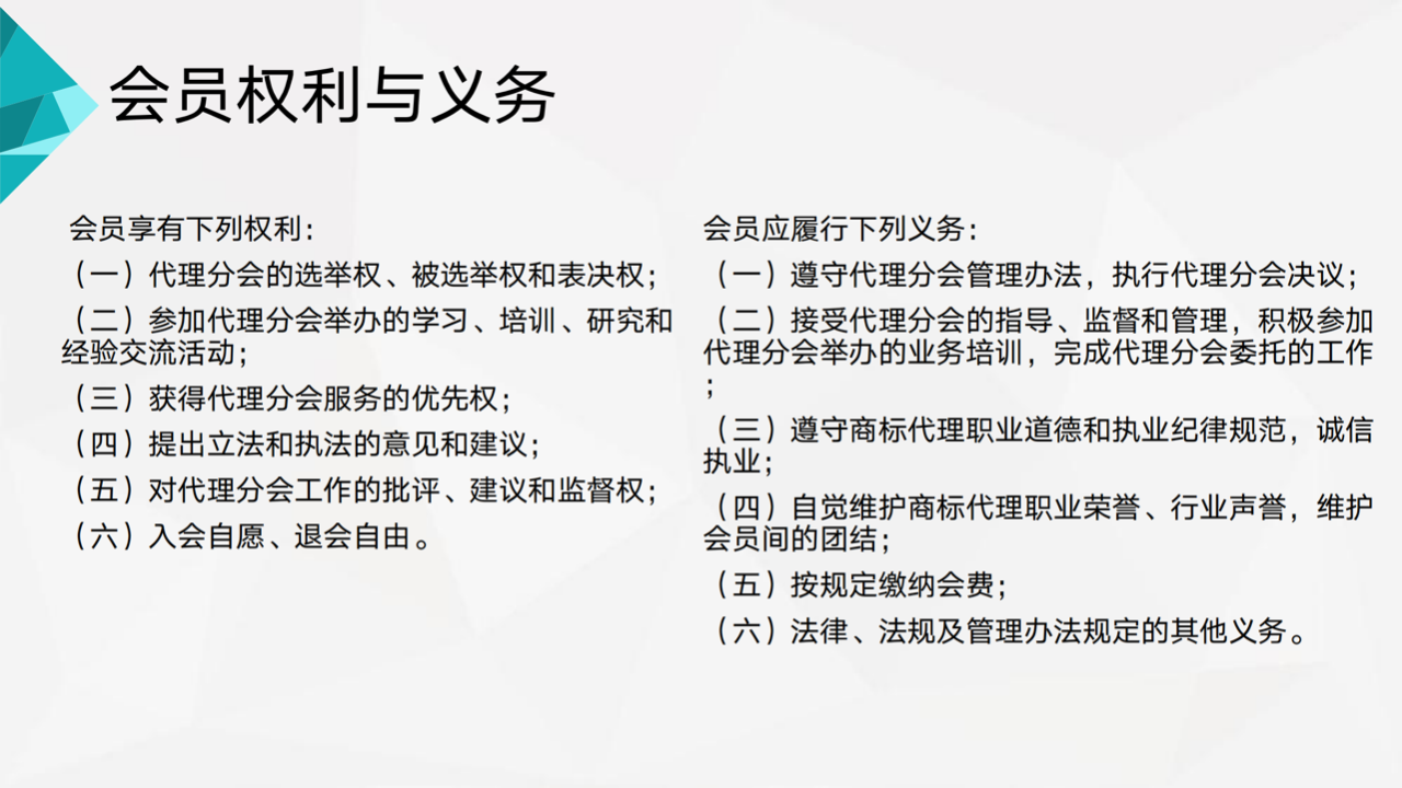 2023年广东商标协会商标代理分会会员须知