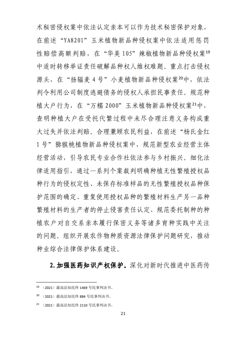 最高人民法院知识产权法庭年度报告(2022) 最高人民法院知识产权法庭年度报告(2022)