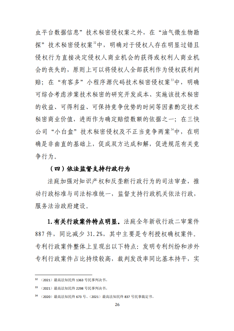 最高人民法院知识产权法庭年度报告(2022) 最高人民法院知识产权法庭年度报告(2022)