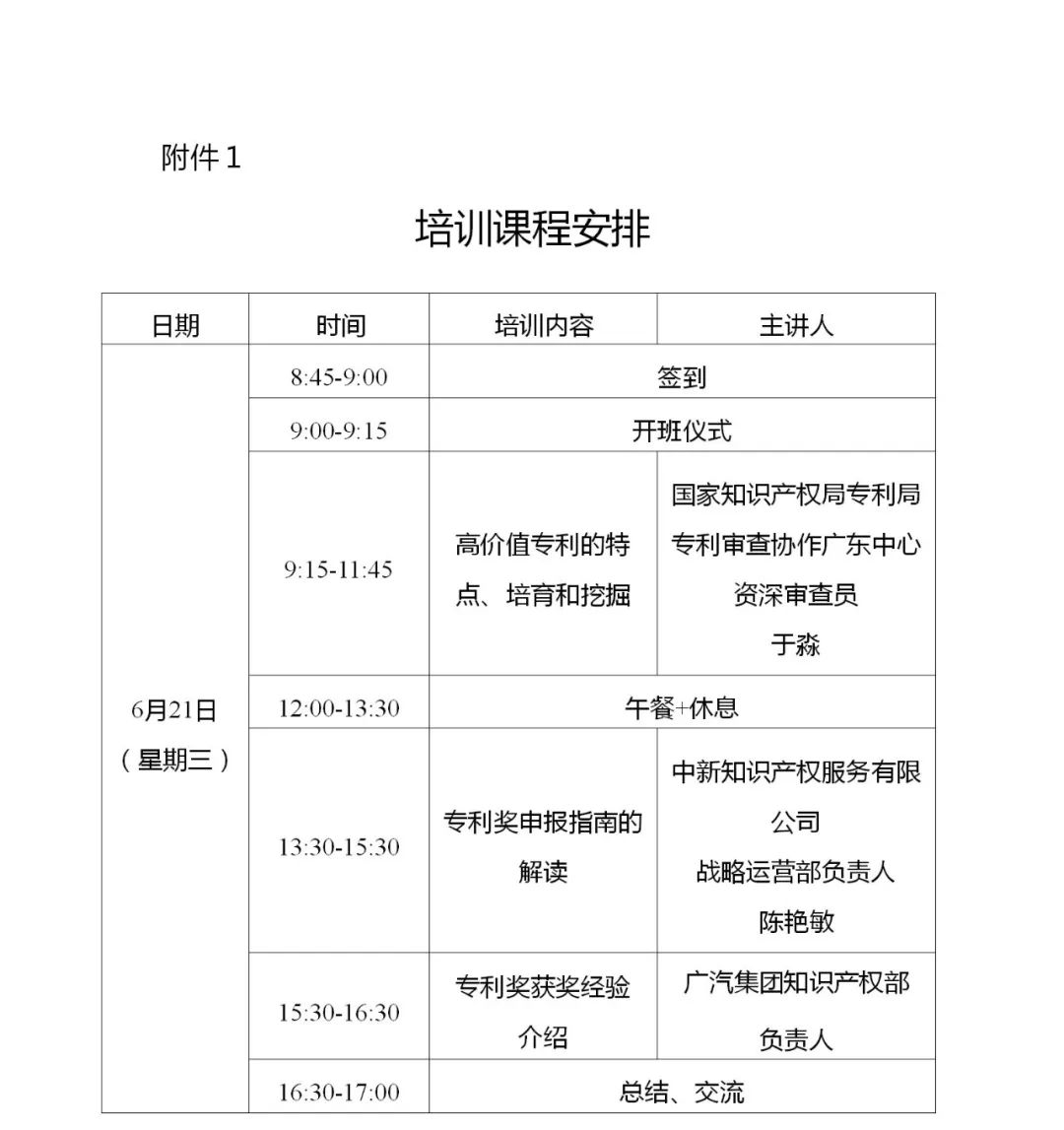 报名！2023年高价值专利培育与挖掘培训班拟于6月21日举办！