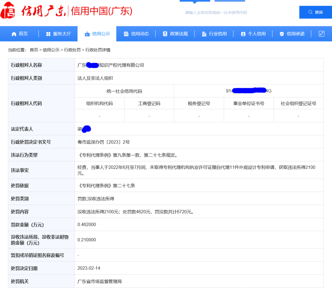 这3家知识产权代理机构因擅自开展专利代理业务，被罚8万余元！