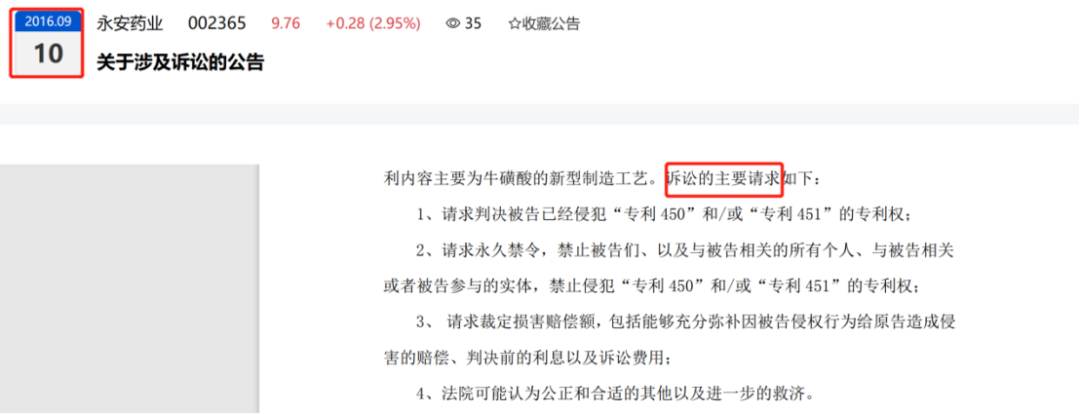被起诉侵权五项专利索要3倍赔偿，永安药业公布与美国VITAWORKS诉讼进展