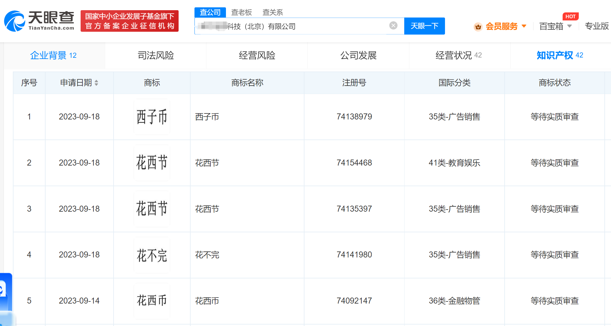 #晨报#厦门理工学院激光技术团队单次专利权转让费破百万；“花西币”被抢注商标