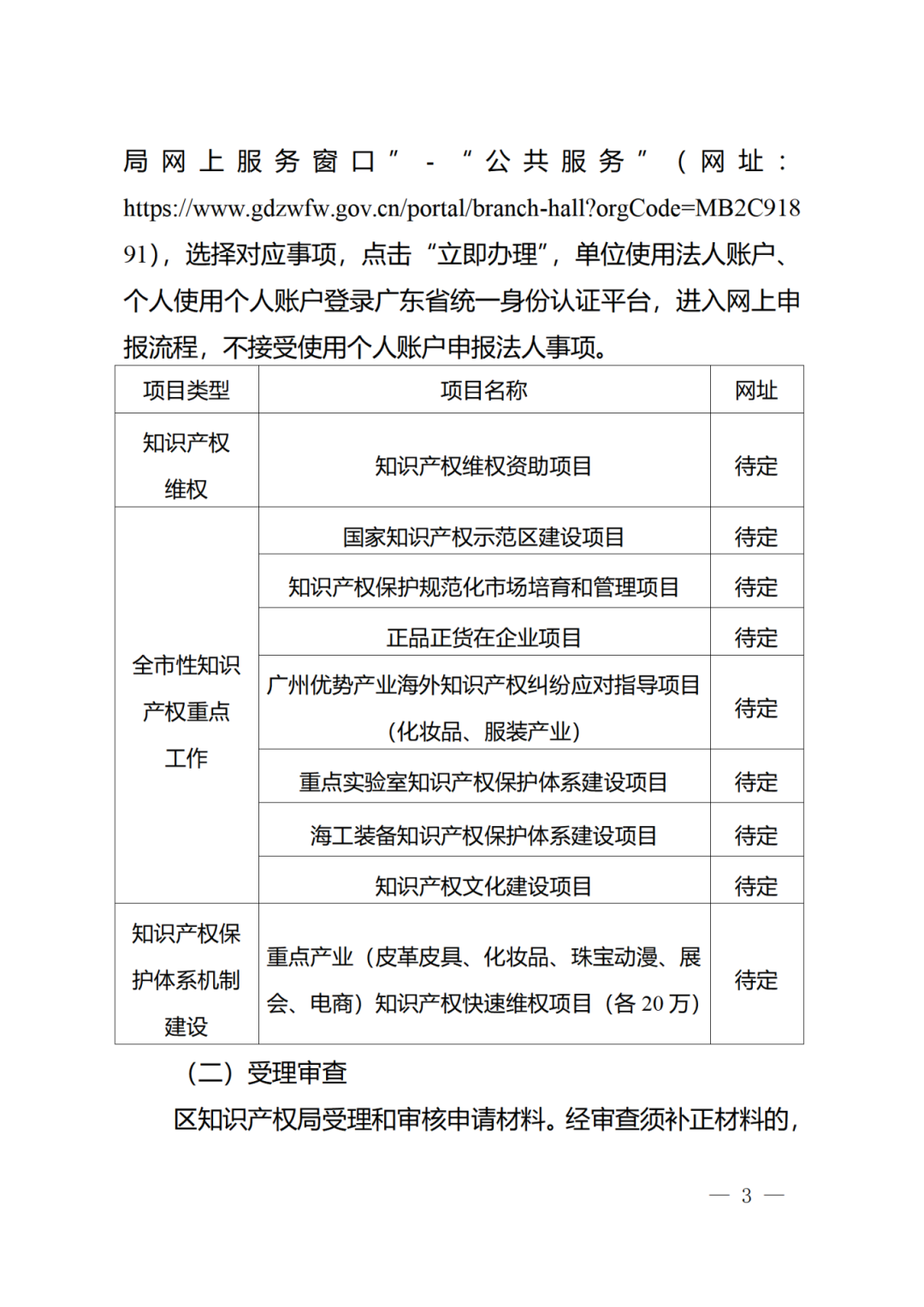 征求意见！《2024年度广州市知识产权工作专项资金（发展资金）保护类项目申报指南》