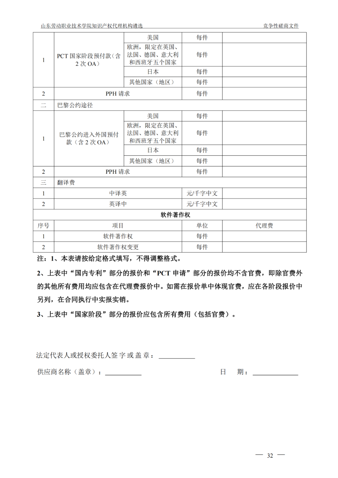 发明专利最高报价8000元，实用新型3300元！山东一学院知识产权代理机构遴选成交