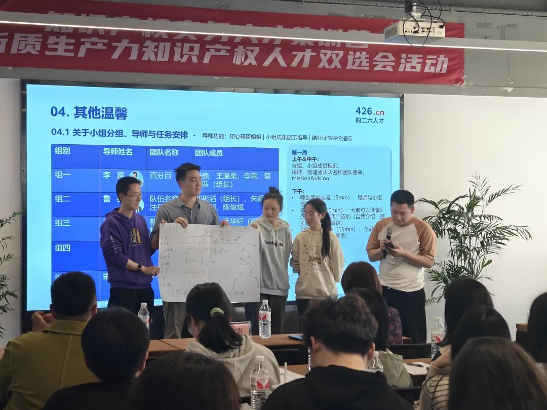 知识产权实务人才集训营暨新质生产力知识产权人才双选会活动第一期顺利举办！