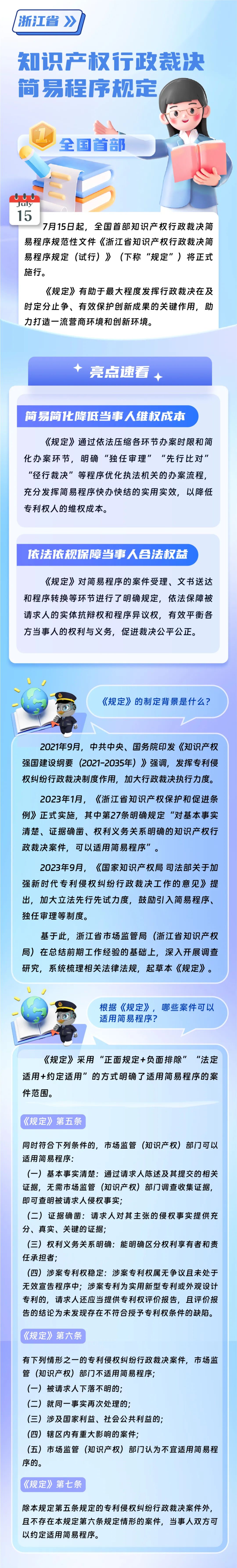 更快，更便捷！浙江知识产权行政裁决简易程序来了