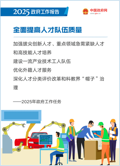 2025政府工作报告：提升科技成果转化效能，加强知识产权保护和运用 ｜附报告全文