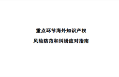 《重点环节海外知识产权风险防范和纠纷应对指南》上线北京市海外知识产权公共服务信息库
